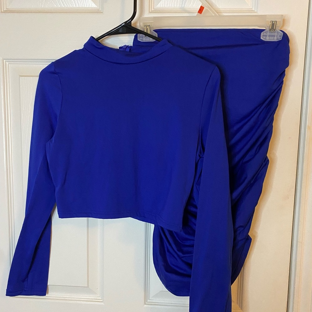 Vibrant Blue Two-Piece Set